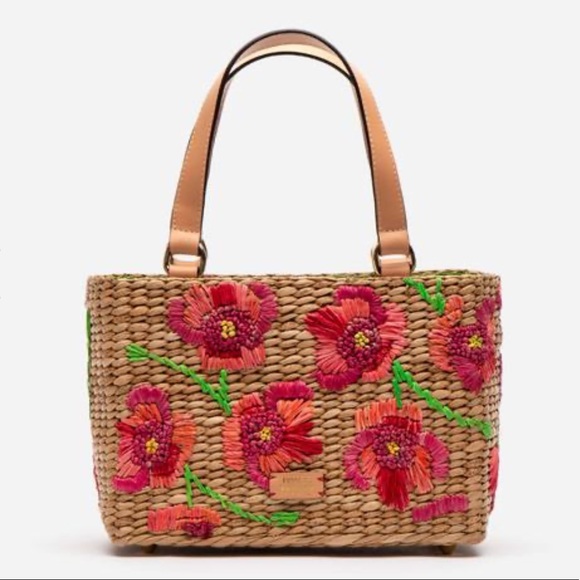 Frances Valentine Handbags - NWT❣️Frances Valentine Woven Basket Tote